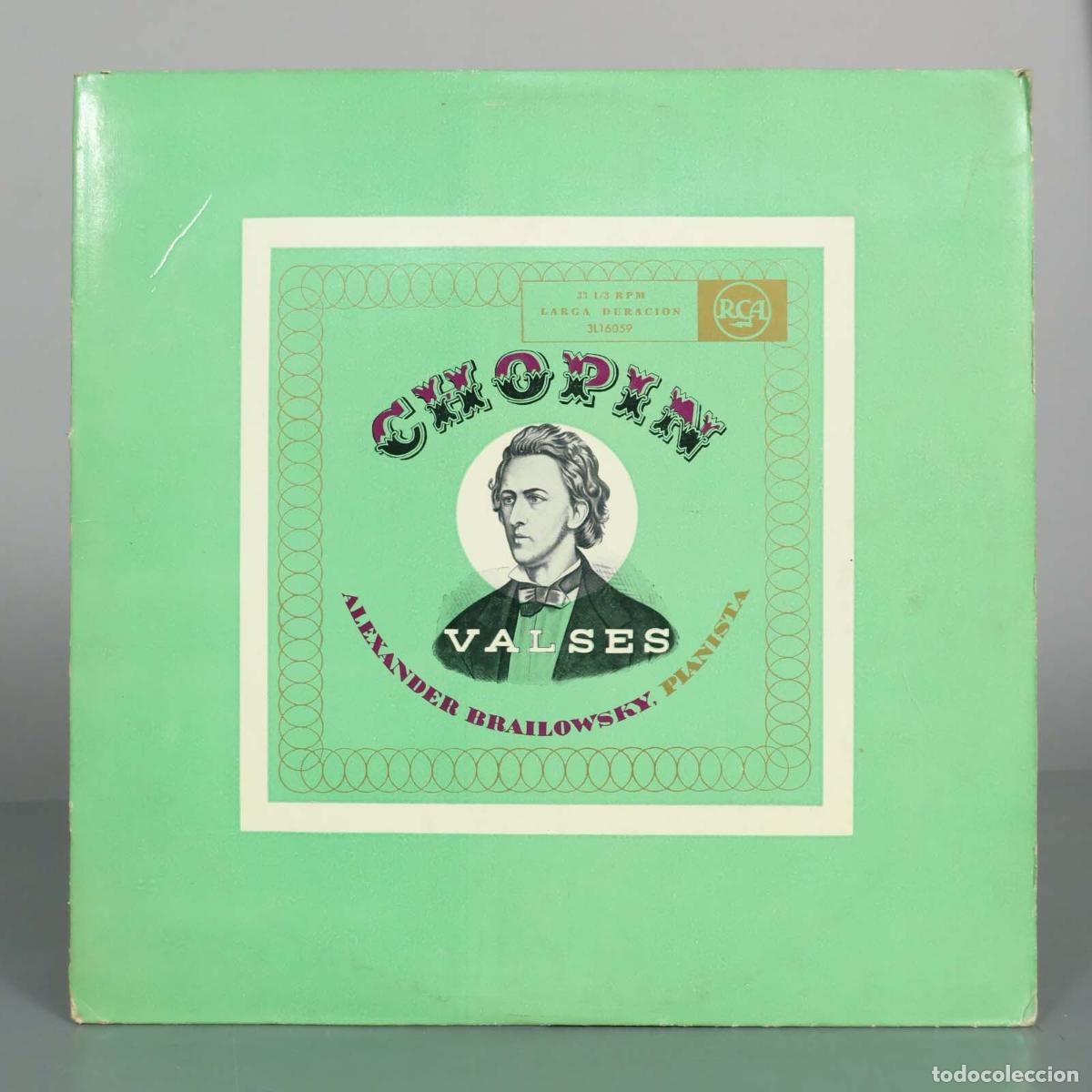 Discos de vinilo: LP. Chopin: Valses - Alexander Brailowsky - Foto 1