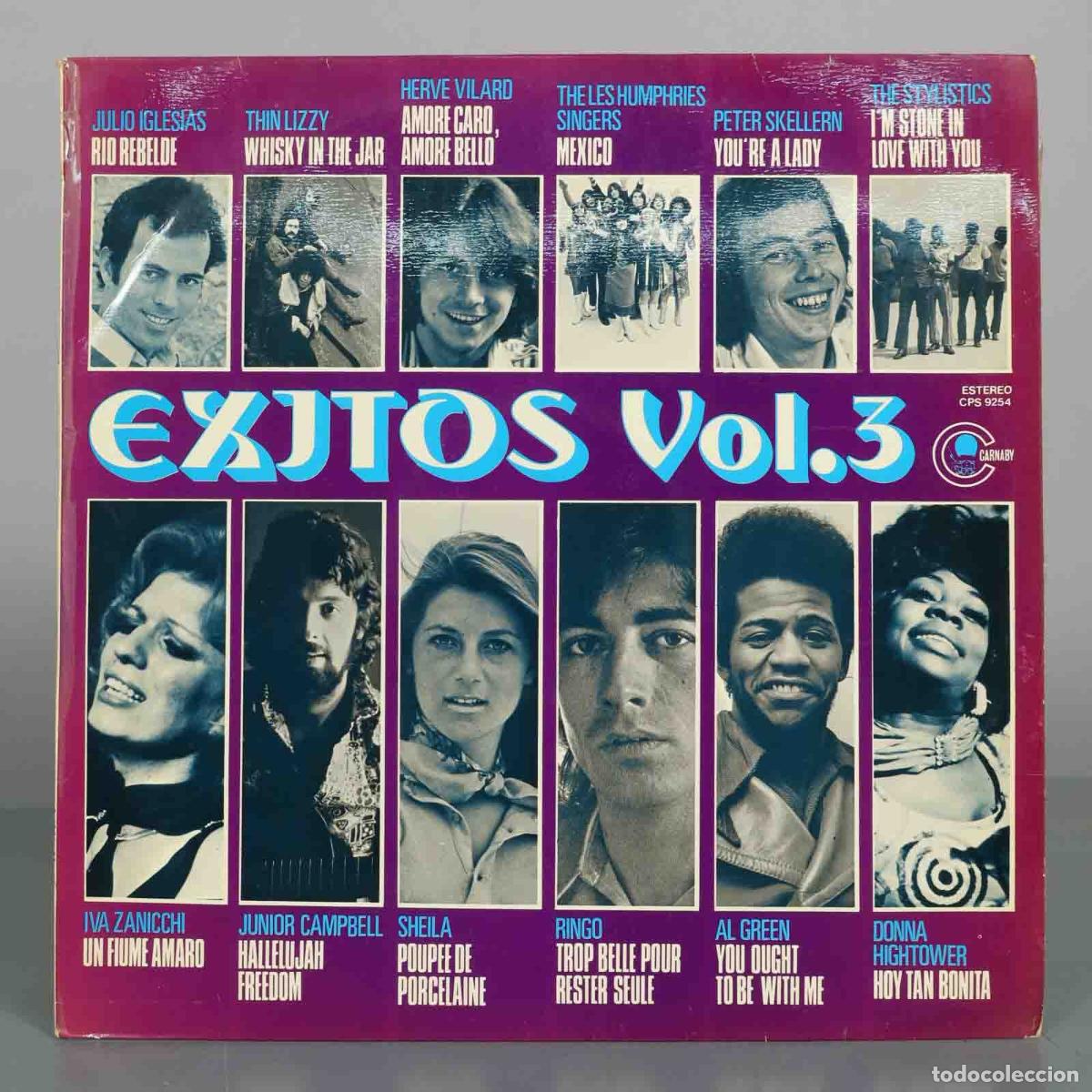Discos de vinilo: LP. &Eacute;xitos Vol. 3 - Julio Iglesias, Thin Lizzy, Herv&eacute; Vilard, The Les Humphries Singers, Peter Skel