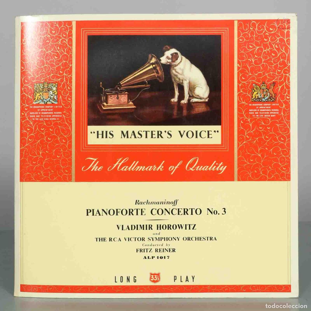 Discos de vinilo: LP. Rachmaninoff - Pianoforte Concerto No. 3 - Vladimir Horowitz, RCA Victor Symphony Orchestra, Fr