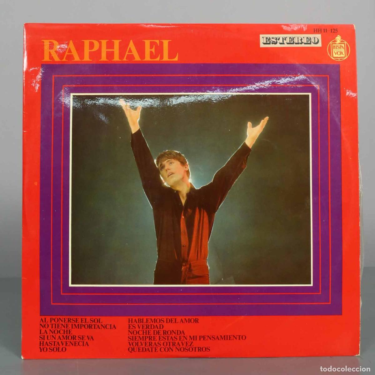Discos de vinilo: LP. Al ponerse el sol - Raphael - Foto 1