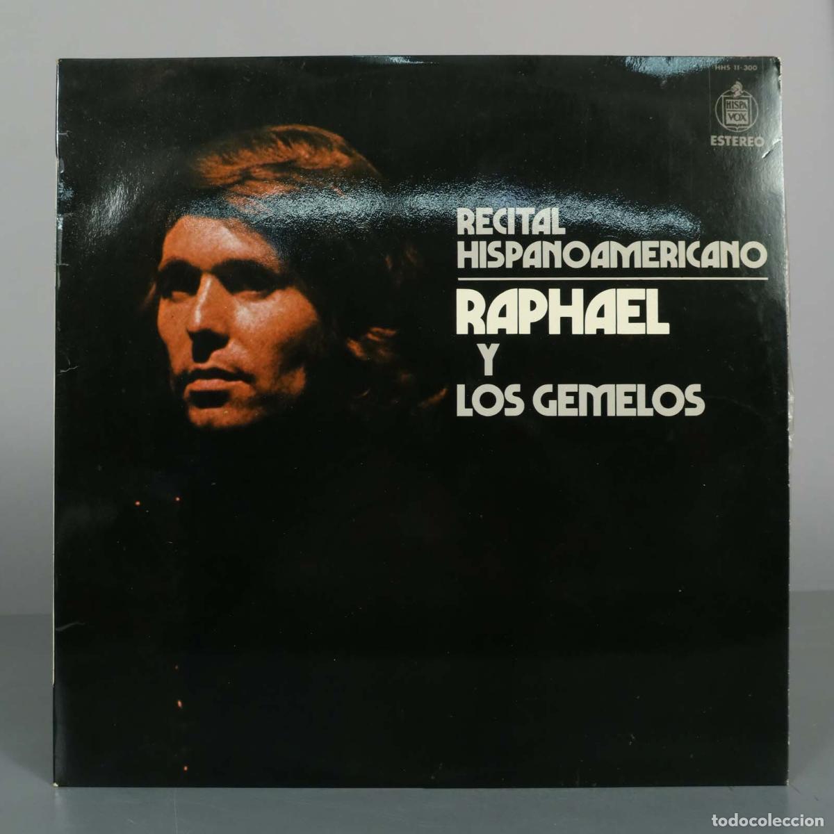Discos de vinilo: LP. Recital Hispanoamericano - Raphael, Los Gemelos - Foto 1