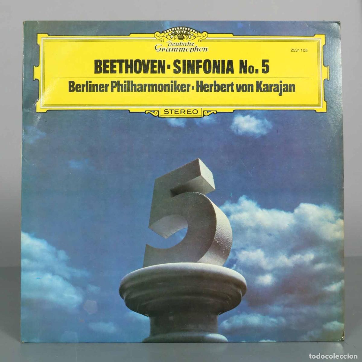 Discos de vinilo: LP. Beethoven - Sinfon&iacute;a n.&ordm; 5 - Berliner Philharmoniker, Herbert von Karajan