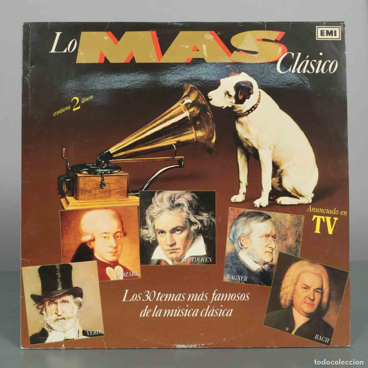 Discos de vinilo: LP. Lo M&aacute;s Cl&aacute;sico - Los 30 temas m&aacute;s famosos de la m&uacute;sica cl&aacute;sica - EMI