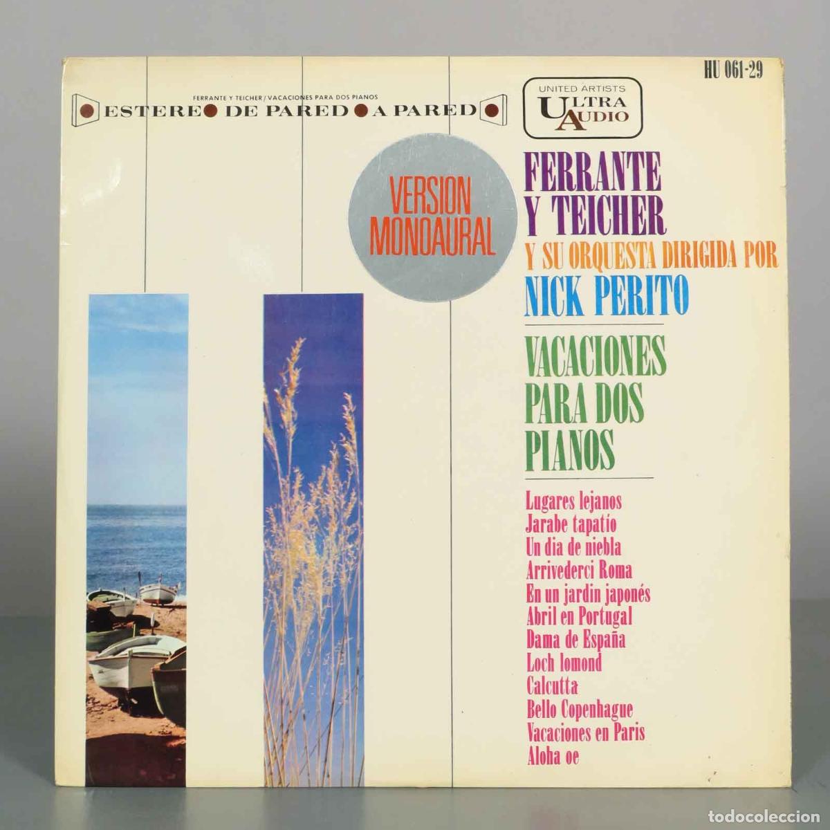 Discos de vinilo: LP. Vacaciones para dos pianos - Ferrante y Teicher, Nick Perito