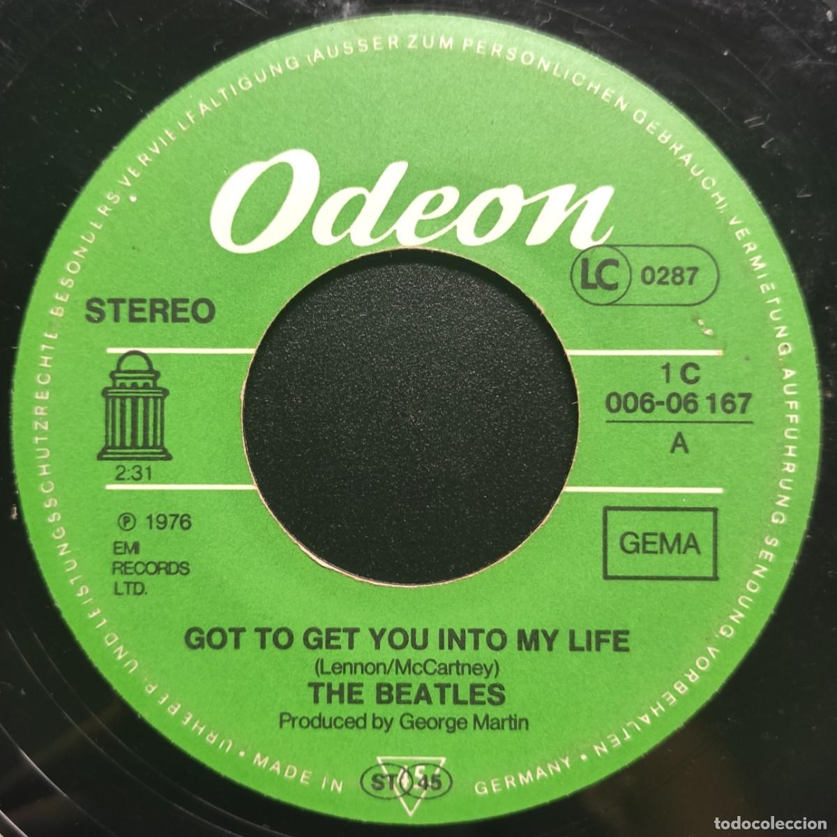 Discos de vinilo: The Beatles Single - Got to Get You into my Life/Helter Skelter - 1976 - Alemania
