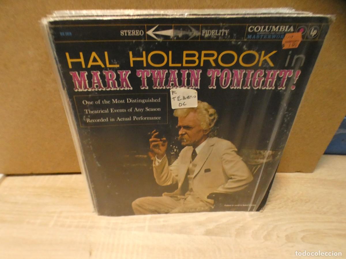 Discos de vinilo: ARKANSAS1980 LOTT696 VINILO LEVE USO AUN CORRECTO HAL HOLBROOK TEATRO DE MARK TWAIN TONIGHT