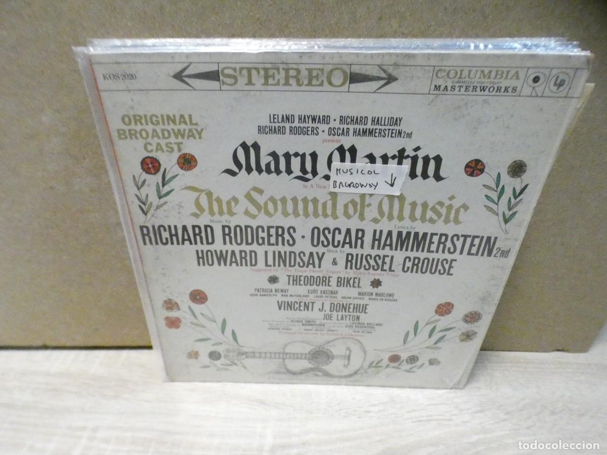 Discos de vinilo: ARKANSAS1980 LOTT696 VINILO LEVE USO AUN CORRECTO MUSICAL BROADWAY THE SOUND OF MUSIC MARY MARTIN