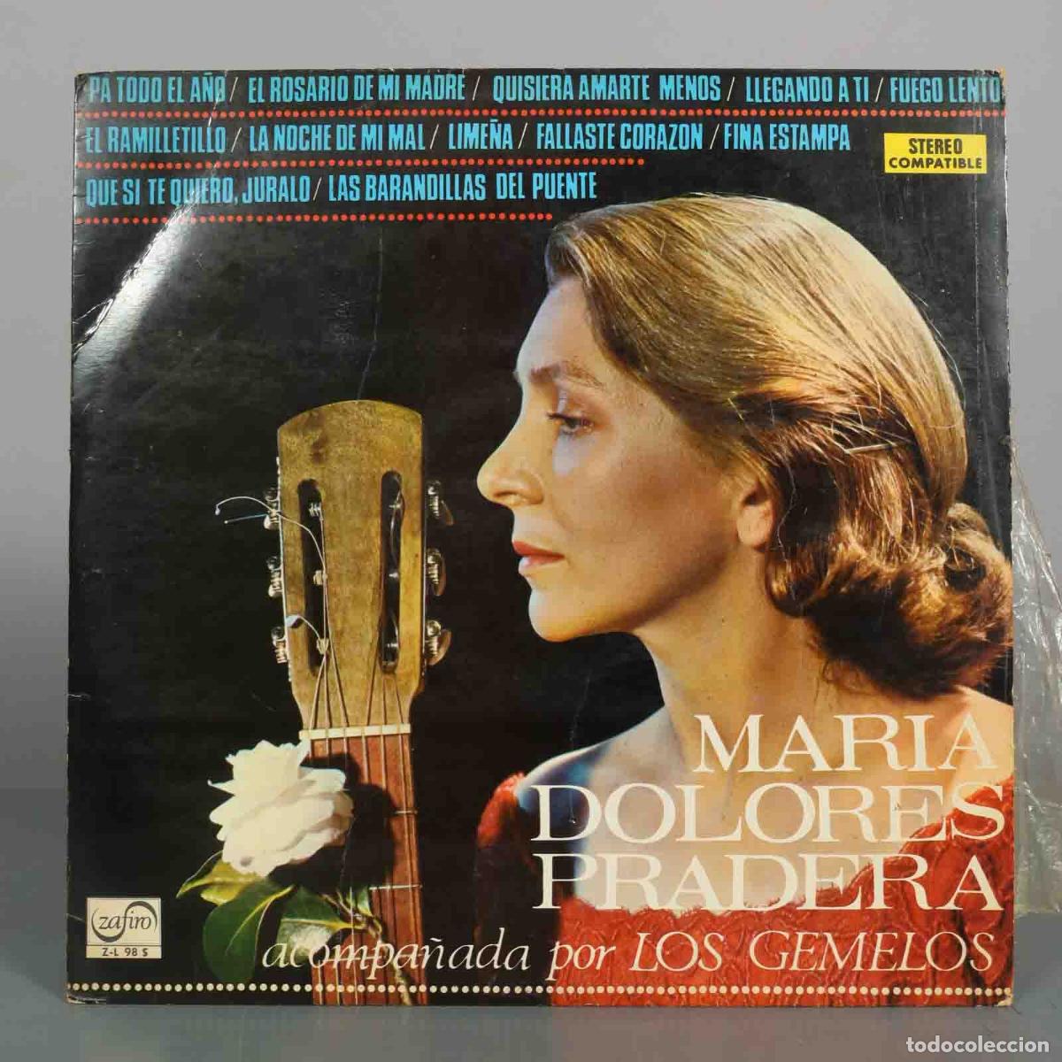 Discos de vinilo: LP. Maria Dolores Pradera - Maria Dolores Pradera, Los Gemelos - Zafiro
