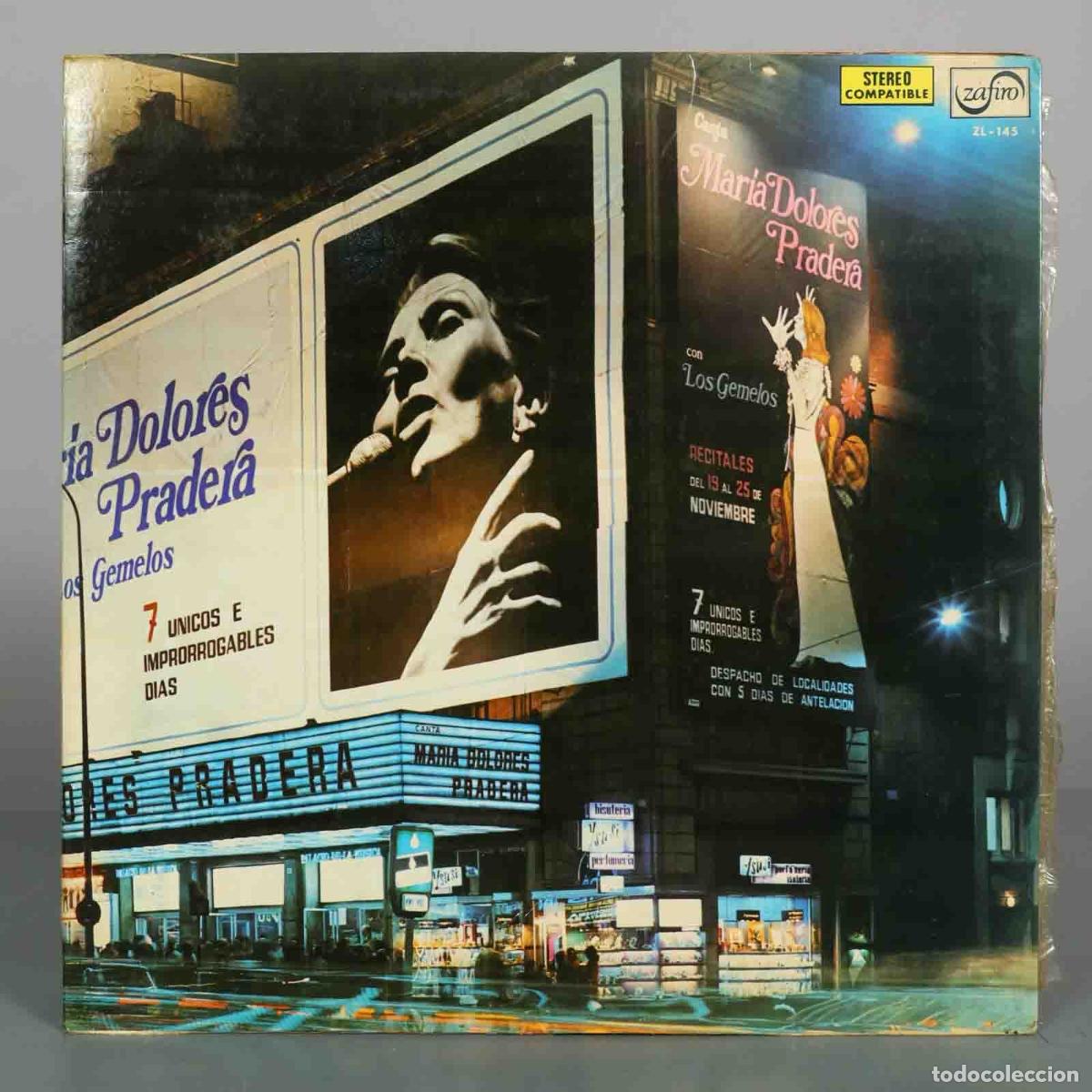 Discos de vinilo: LP. Pozo de Arena - Mar&iacute;a Dolores Pradera, Los Gemelos - Zafiro