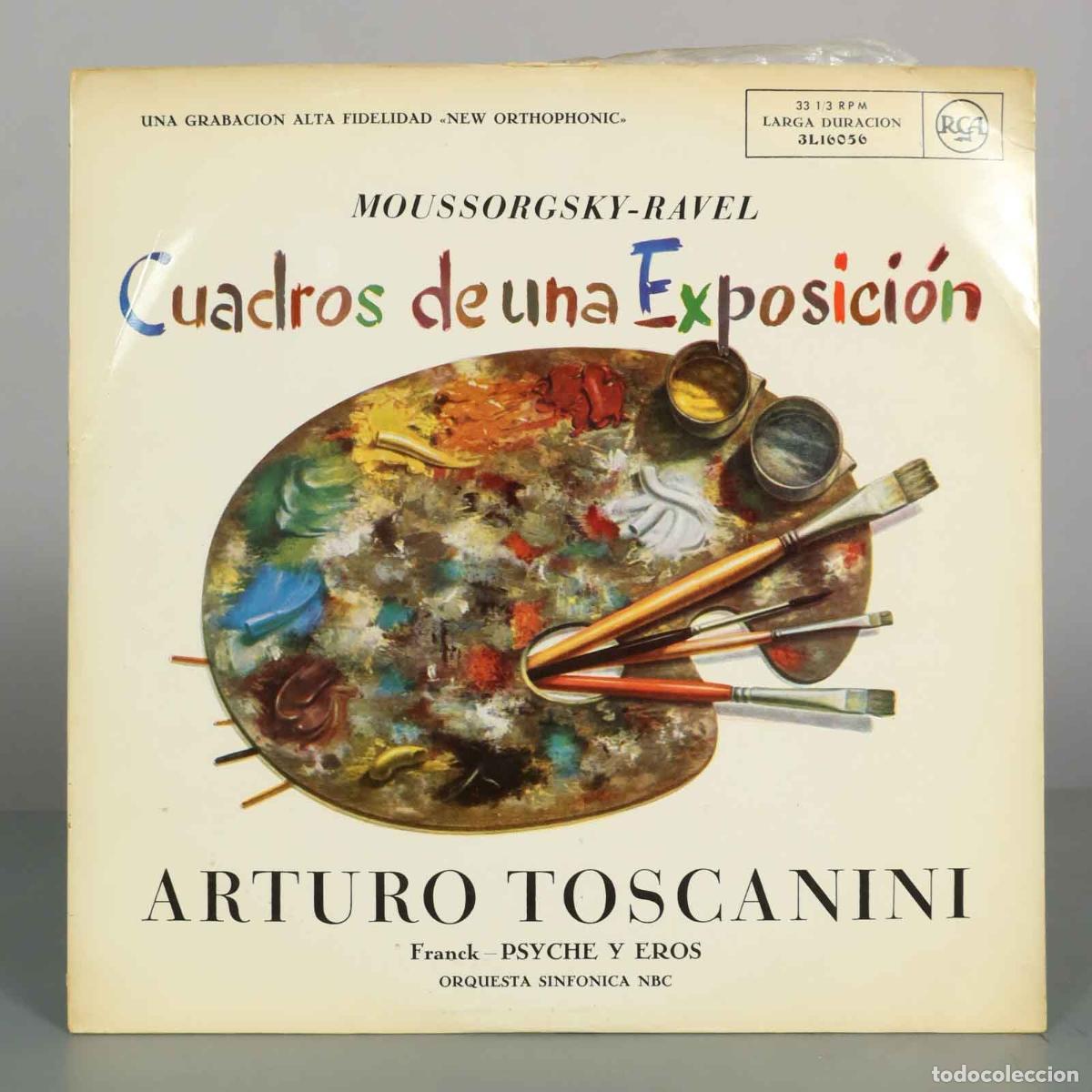Discos de vinilo: LP. Moussorgsky-Ravel - Cuadros de una Exposici&oacute;n - Arturo Toscanini, NBC Symphony Orchestra