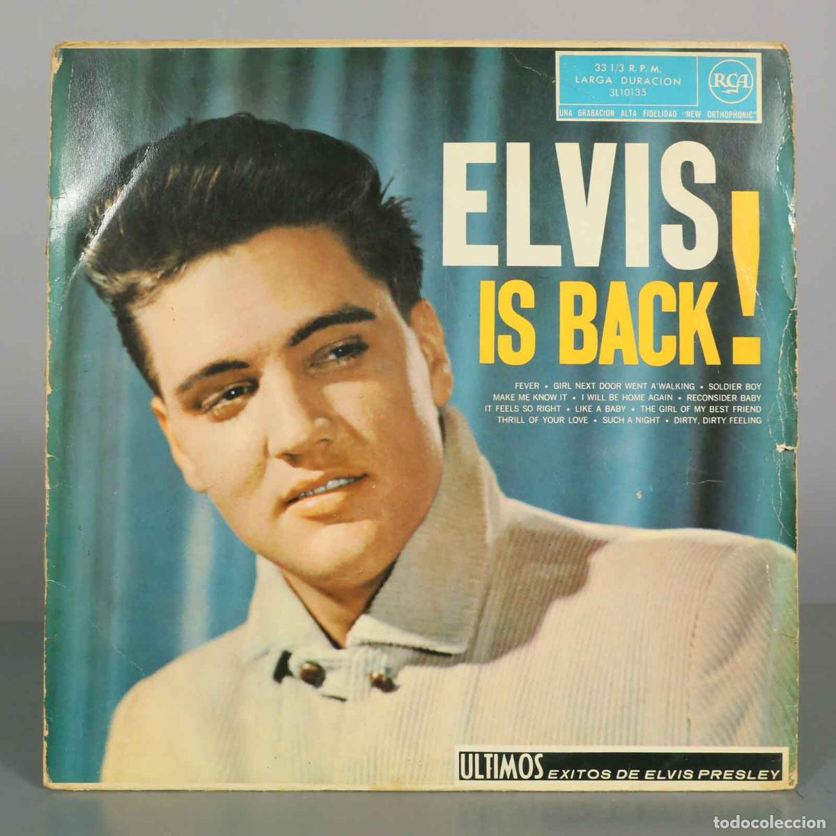 Discos de vinilo: LP. Elvis Is Back! - Elvis Presley