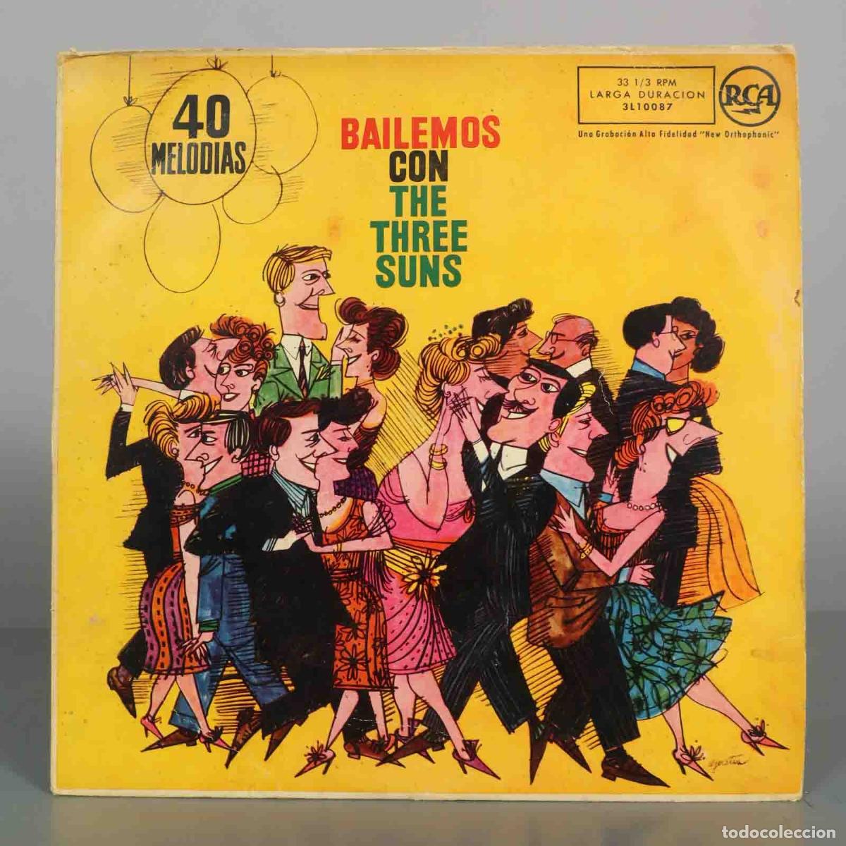 Discos de vinilo: LP. Bailemos con The Three Suns - 40 Melod&iacute;as - RCA Victor