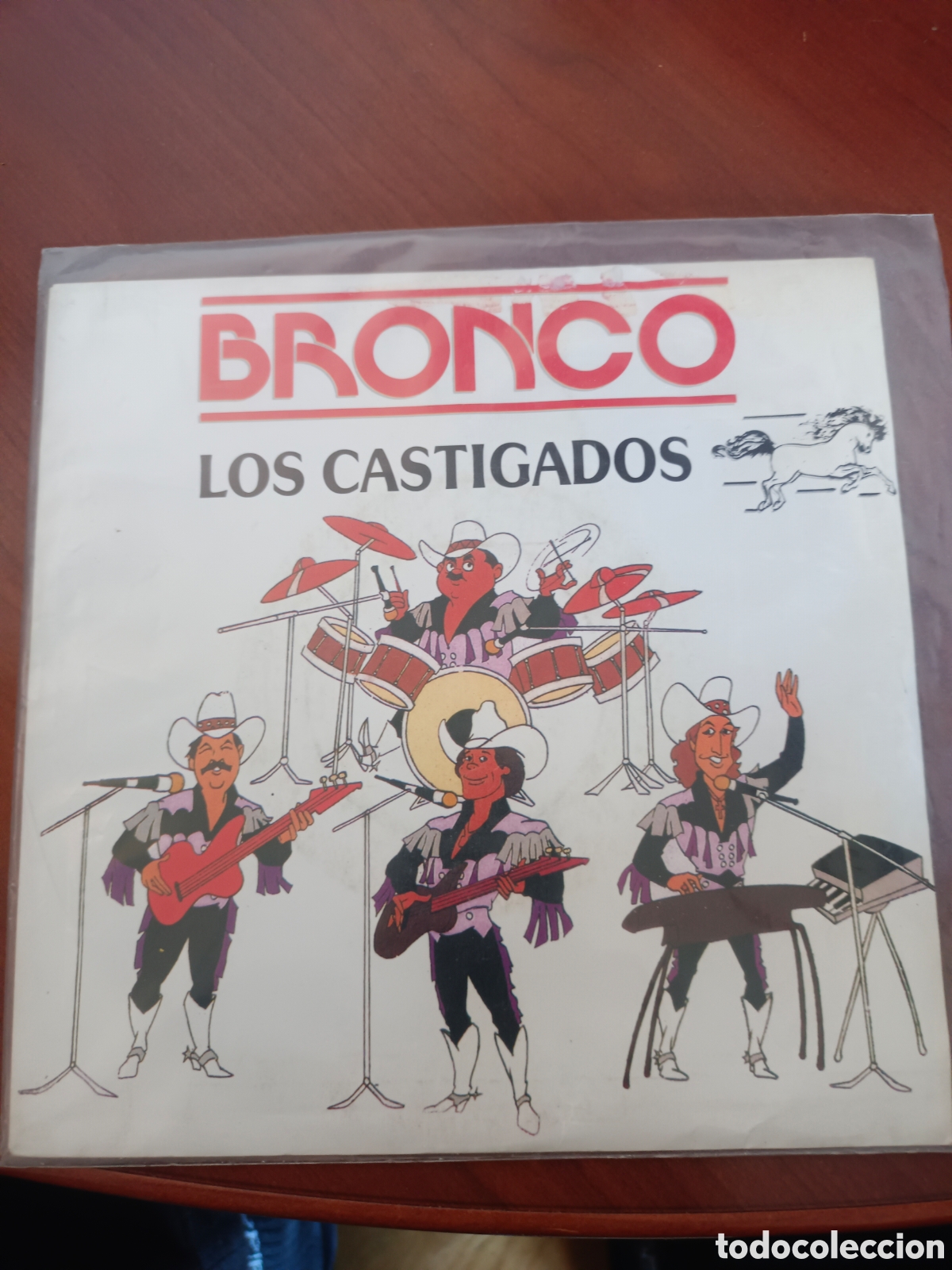 Discos de vinilo: SINGLE BRONCO - LOS CASTIGADOS. ARIOLA 1991. EXCELENTE ESTADO. COMO NUEVO.