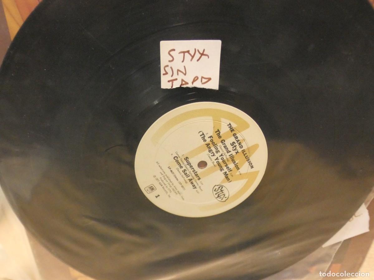 Discos de vinil: ARKANSAS1980 CAJJ693 VINILO DESTROZADISIMO A TU RIESGO STYX SIN TAPA