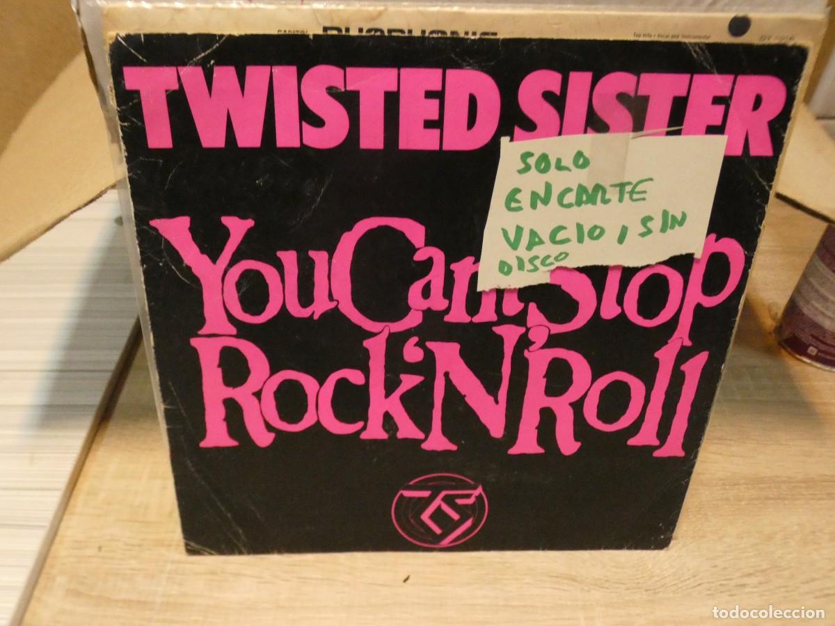 Discos de vinil: ARKANSAS1980 CAJJ693 VINILO DESTROZADISIMO A TU RIESGO TWISTED SISTER SOLO ENCARTE VACIO NO HAY LP