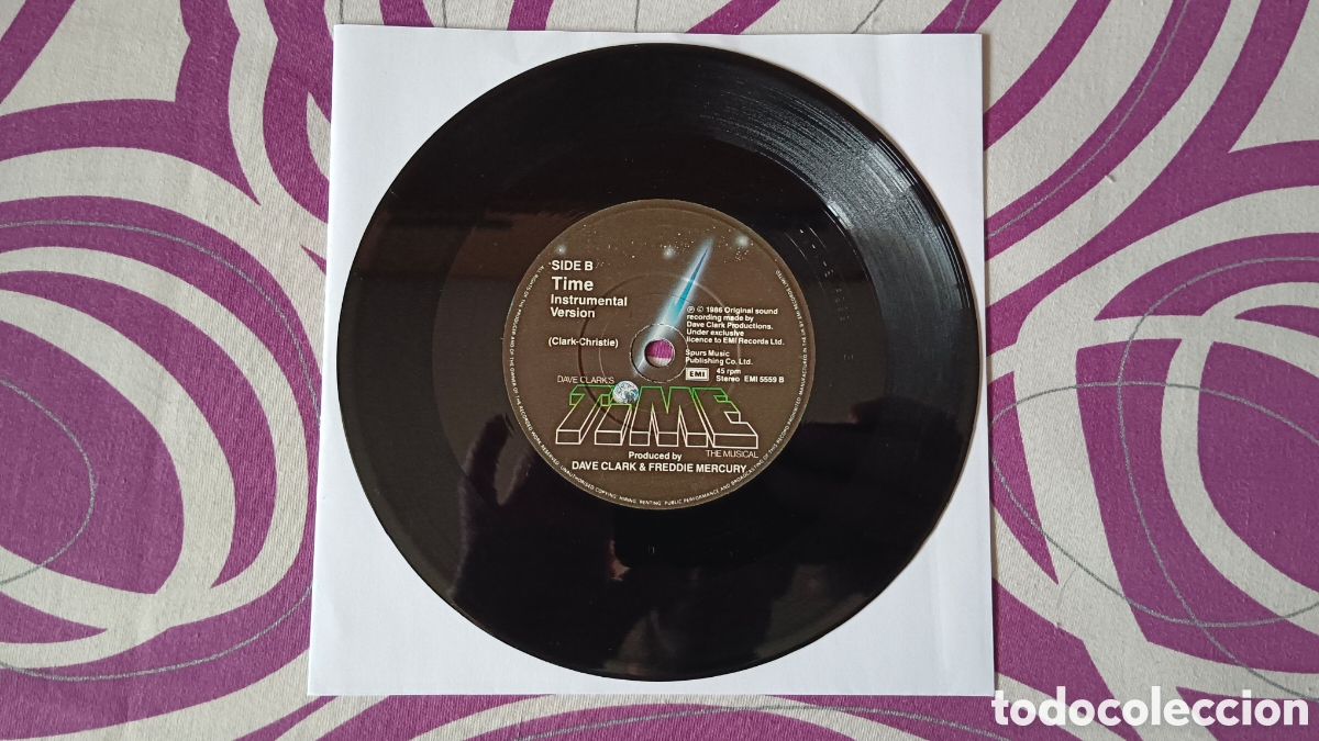Discos de vinilo: Freddie Mercury &ndash; Time 7&rdquo; Single - Foto 4