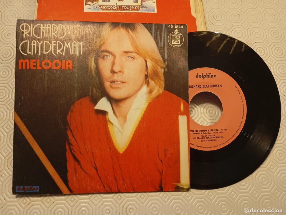 Discos de vinilo: Vinilo 7&rdquo; Richard Clayderman &ndash; Melod&iacute;a / Tema De Romeo Y Julieta (1979)