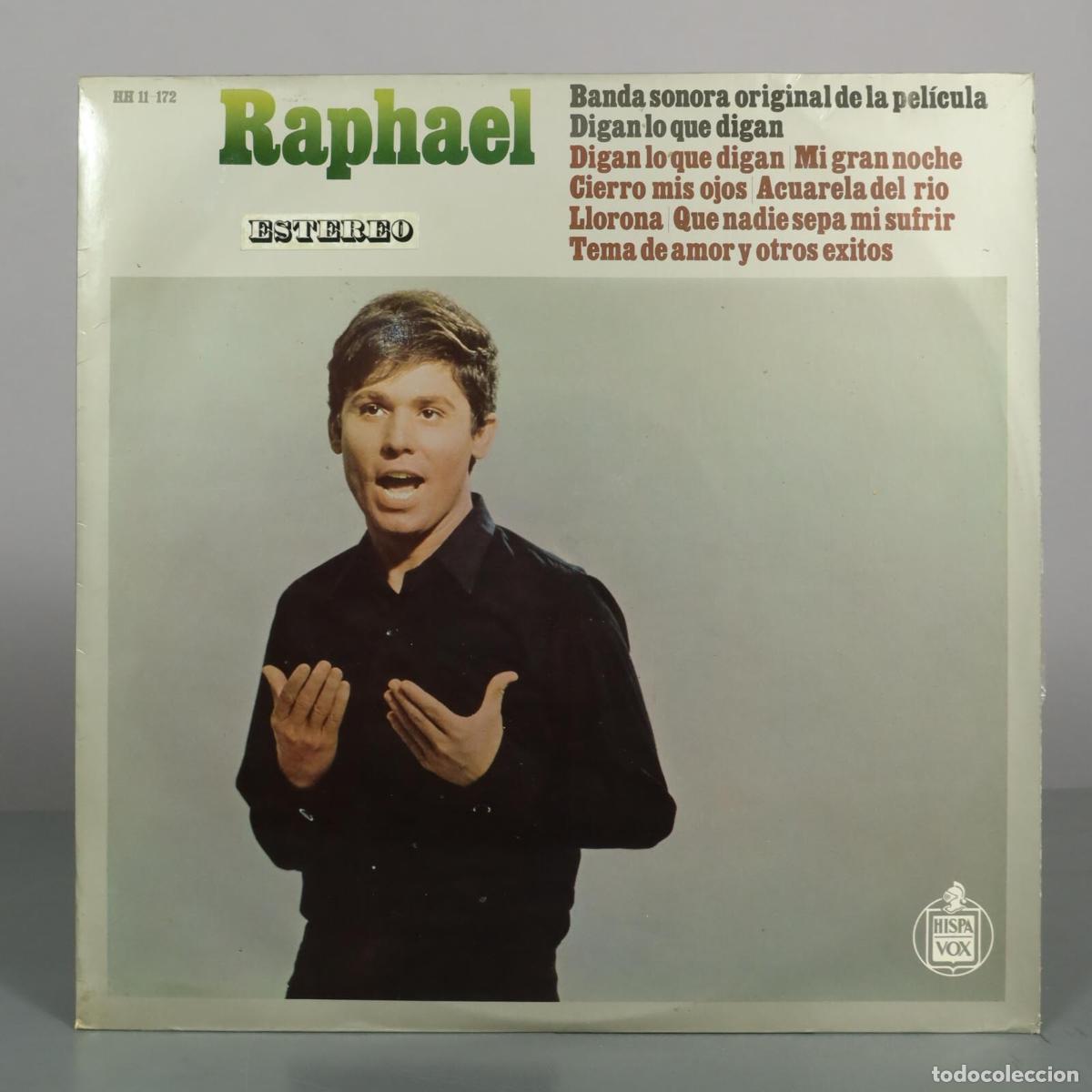 Discos de vinilo: LP. Digan lo que digan - Raphael - Banda sonora original de la pel&iacute;cula