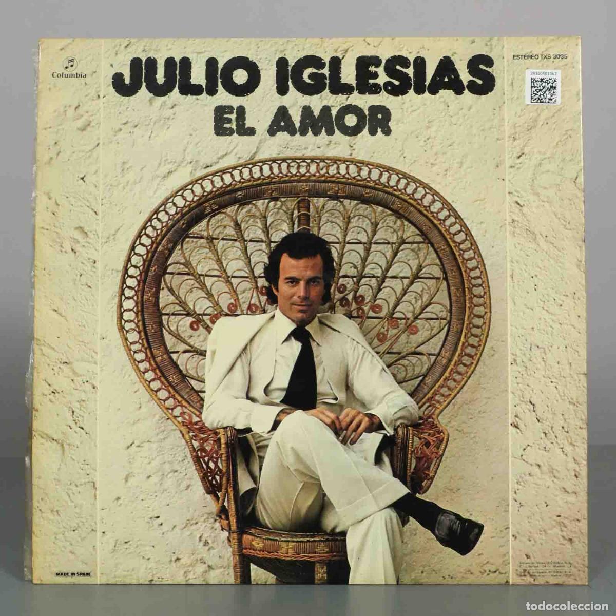 Discos de vinilo: LP. El Amor - Julio Iglesias - Foto 2