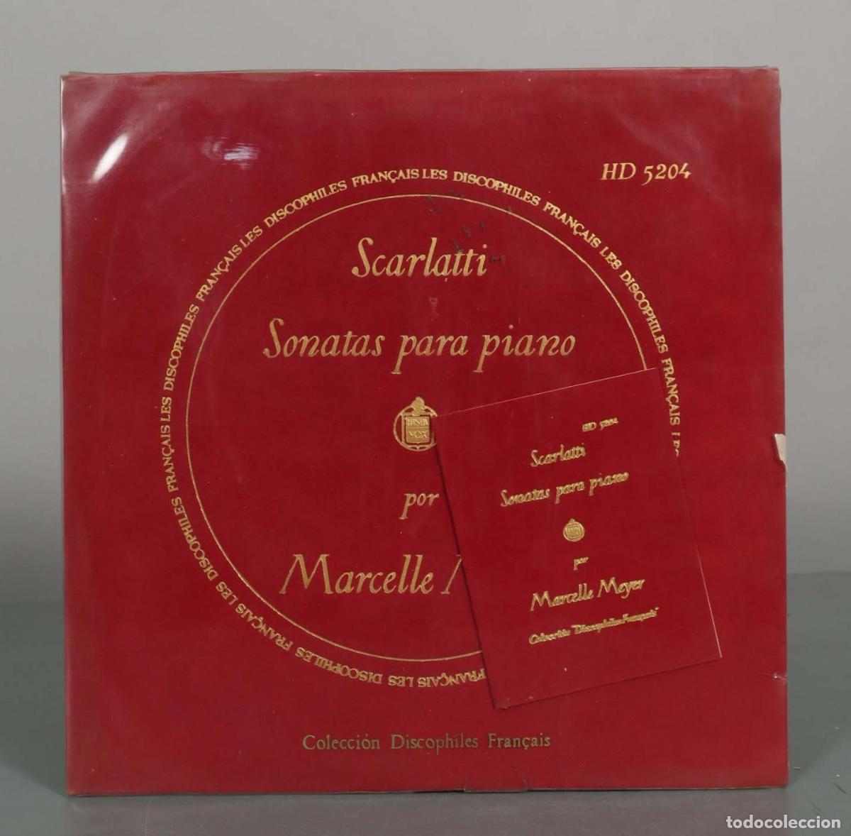 Discos de vinilo: LP. Sonatas para piano - Scarlatti - Marcelle Meyer