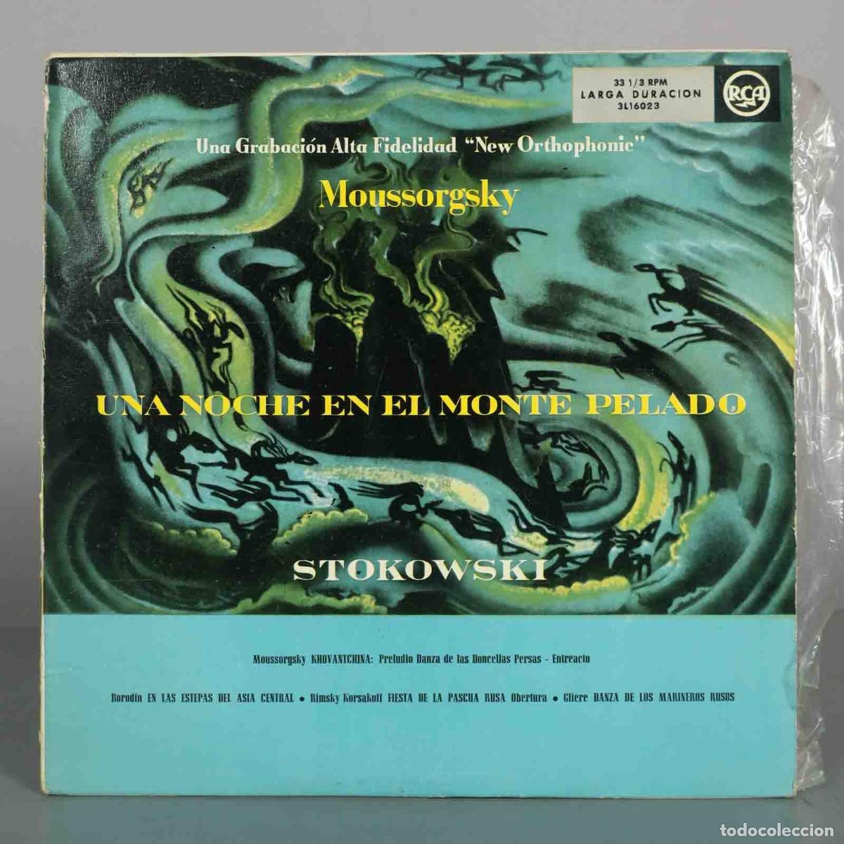 Discos de vinilo: LP. Una Noche en el Monte Pelado - Modest Mussorgsky, Leopold Stokowski