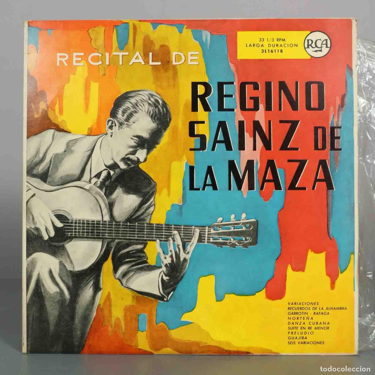 Discos de vinilo: LP. Recital de Regino Sainz de la Maza - Regino Sainz de la Maza