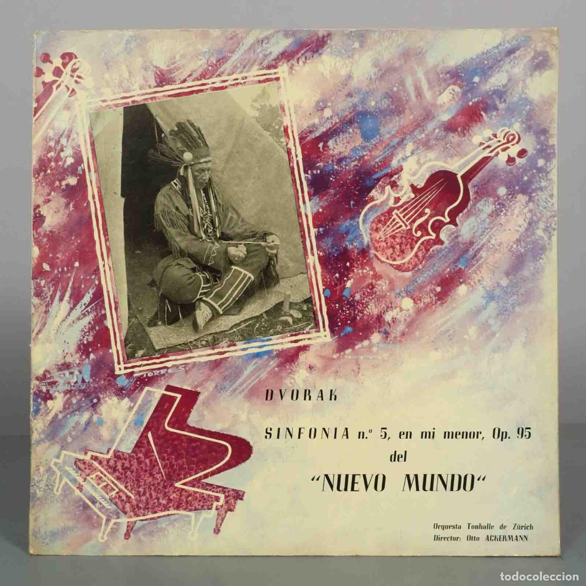 Discos de vinilo: LP. Sinfon&iacute;a n.&ordm; 5 del Nuevo Mundo Op. 95 - Dvoř&aacute;k - Orquesta Tonhalle de Z&uacute;rich, Otto Ackermann