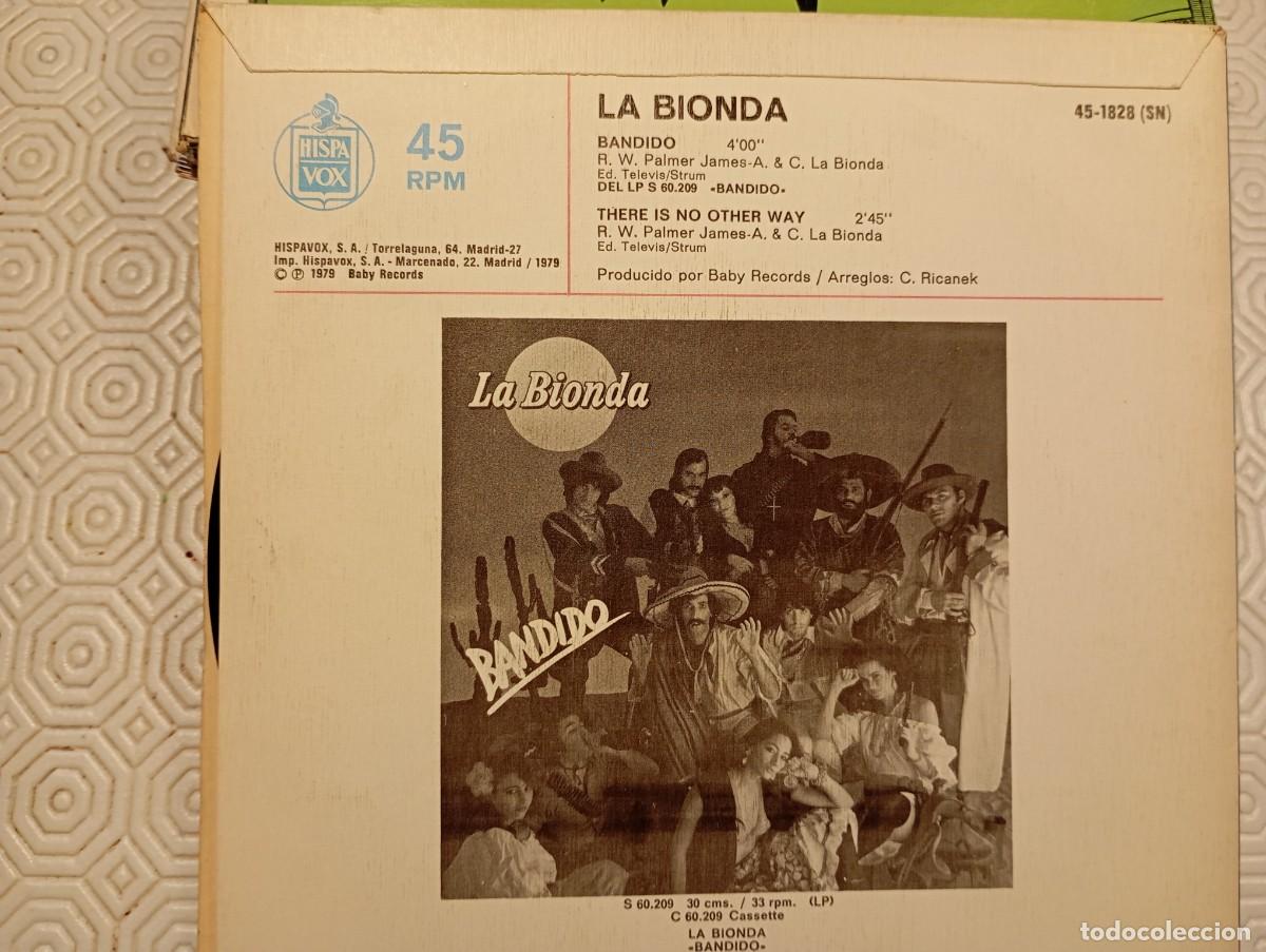 Discos de vinilo: Vinilo La Bionda - Bandido - Foto 2