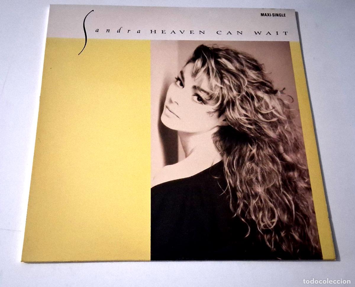 Discos de vinilo: SANDRA &rdquo;HEAVEN CAN WAIT&rdquo; MAXI 12&rdquo; VINYL VG/MBE VG/MBE