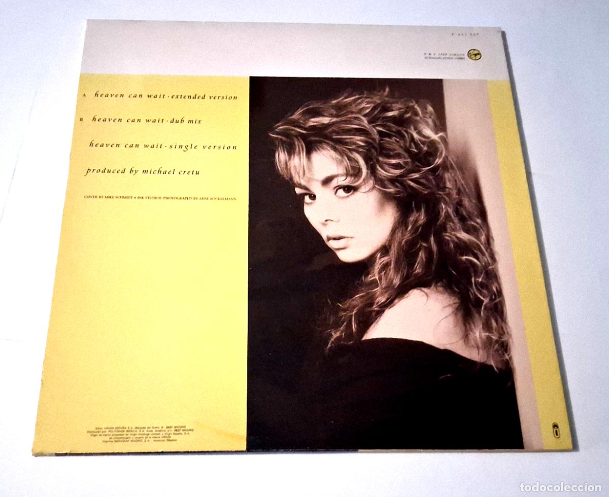 Discos de vinilo: SANDRA &rdquo;HEAVEN CAN WAIT&rdquo; MAXI 12&rdquo; VINYL VG/MBE VG/MBE - Foto 2