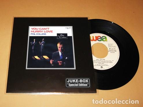 Discos de vinilo: PHIL COLLINS - YOU CAN'T HURRY LOVE - SINGLE - 1982 - JUKE-BOX