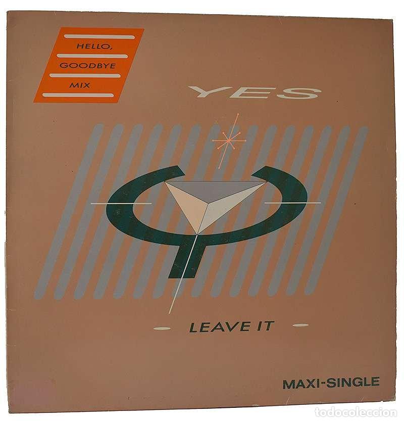 Discos de vinilo: Yes - Leave It. Maxi-Single - Foto 1