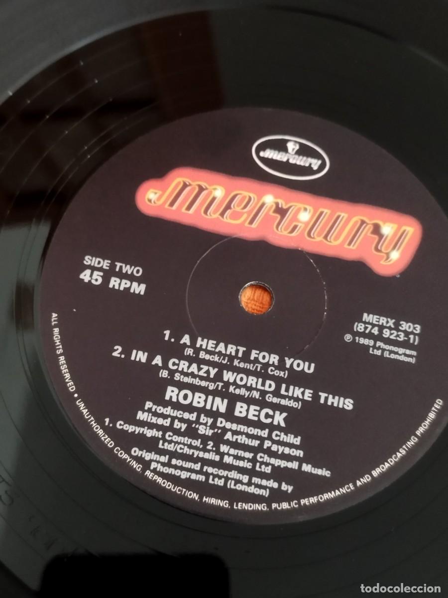 Discos de vinilo: Robin Beck &ndash; Tears In The Rain. Maxi single. - Foto 2