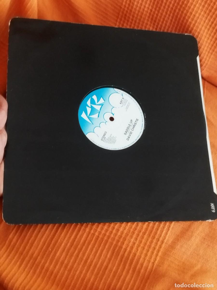 Discos de vinilo: David Christie &ndash; Saddle Up. single 12&rdquo; - Foto 4