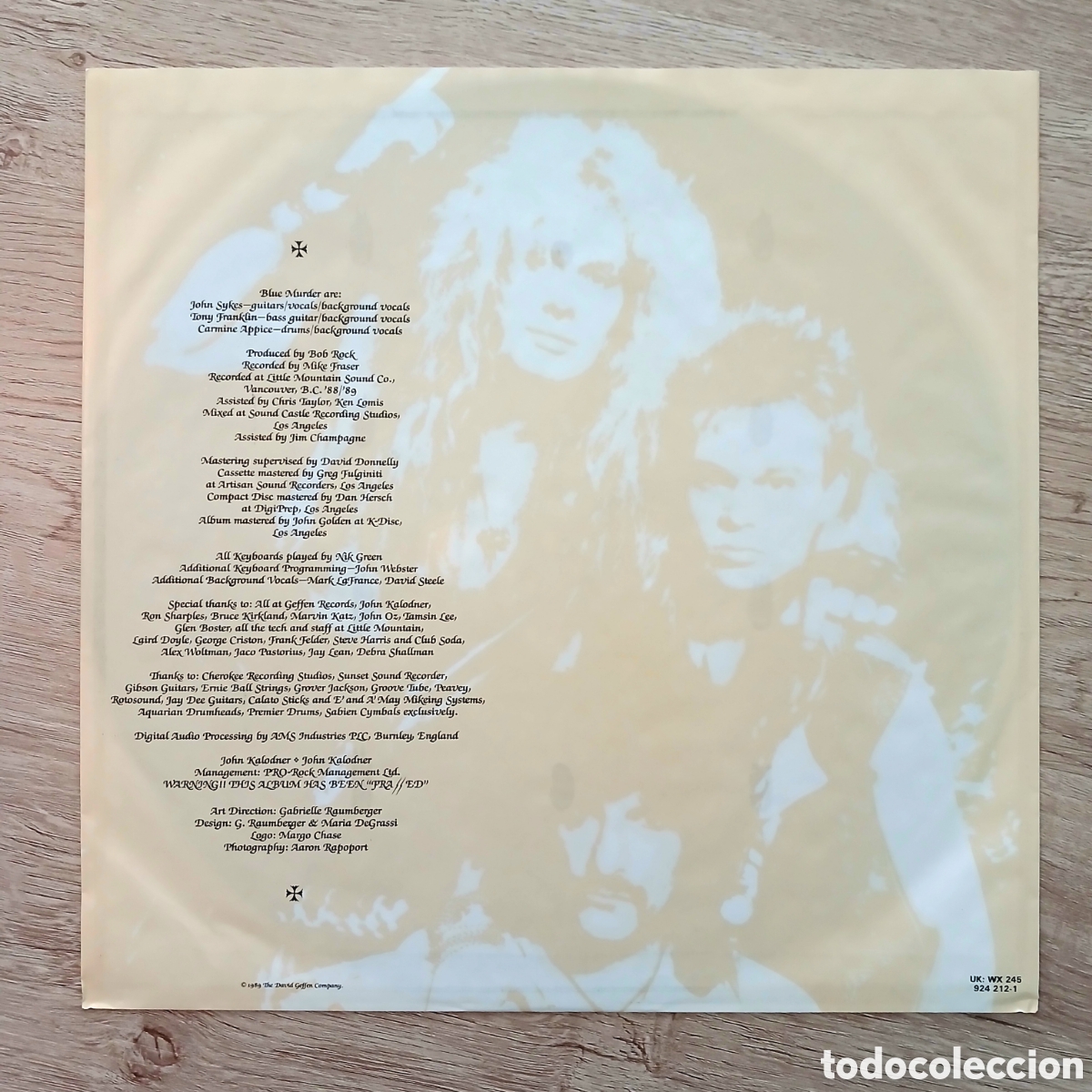 Discos de vinilo: Disco de vinilo BLUE MURDER 1989 - Foto 4