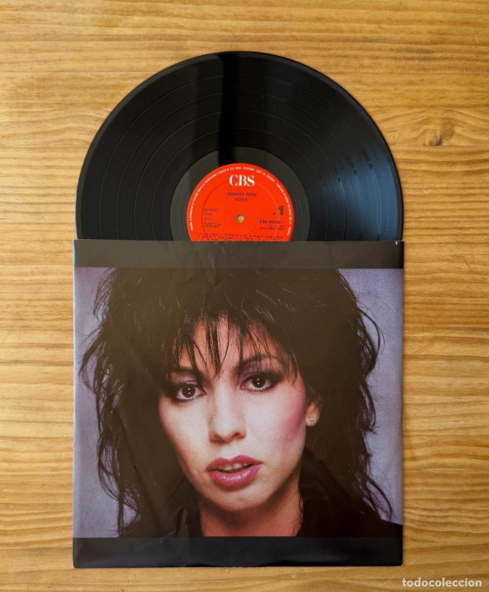 Discos de vinilo: Jennifer Rush &ndash; Movin. Spain 1986 - Foto 3