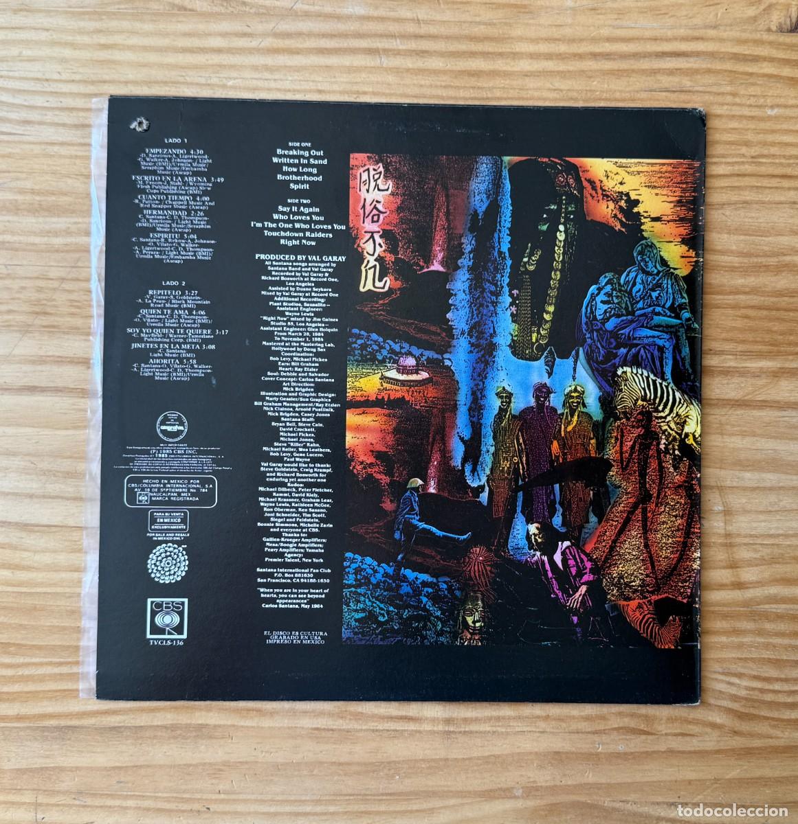 Discos de vinilo: Santana &lrm;&ndash; Beyond Appearances. Mexico 1985 - Foto 2