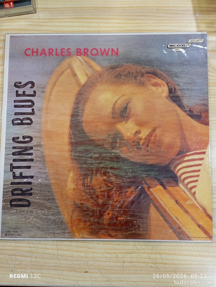 Discos de vinilo: LP - Charles Brown - Drifting Blues - Foto 1