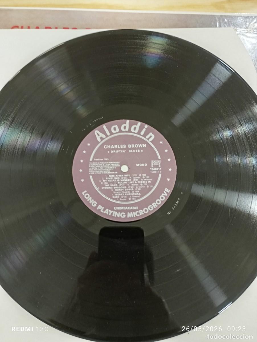 Discos de vinilo: LP - Charles Brown - Drifting Blues - Foto 5