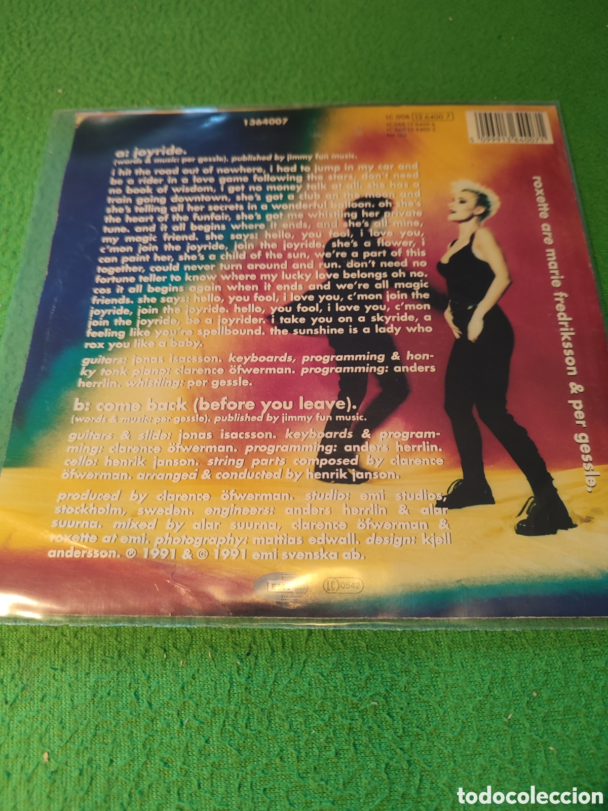 Discos de vinilo: Roxette - Joyride / Come back - Foto 2