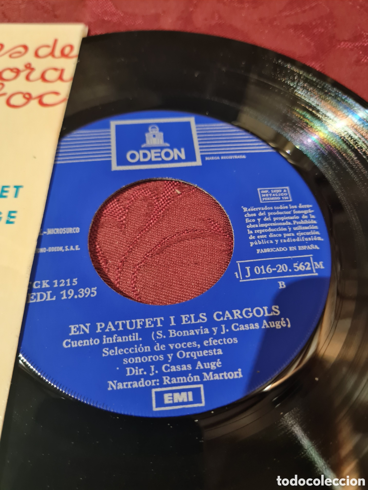 Discos de vinilo: Singels Contes de la vore del foc - Foto 3