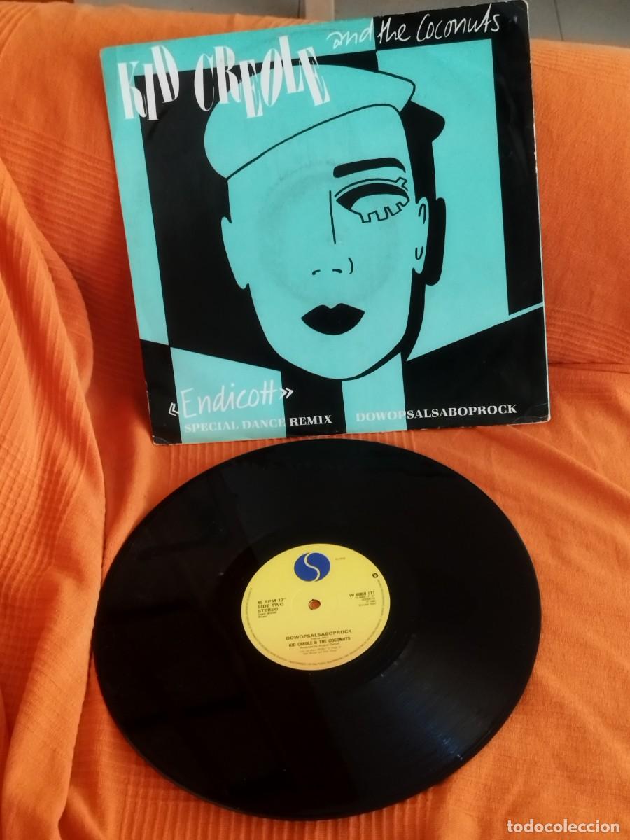 Discos de vinilo: Kid Creole And The Coconuts &ndash; Endicott (Special Dance Remix) / Dowopsalsaboprock. Maxi single.