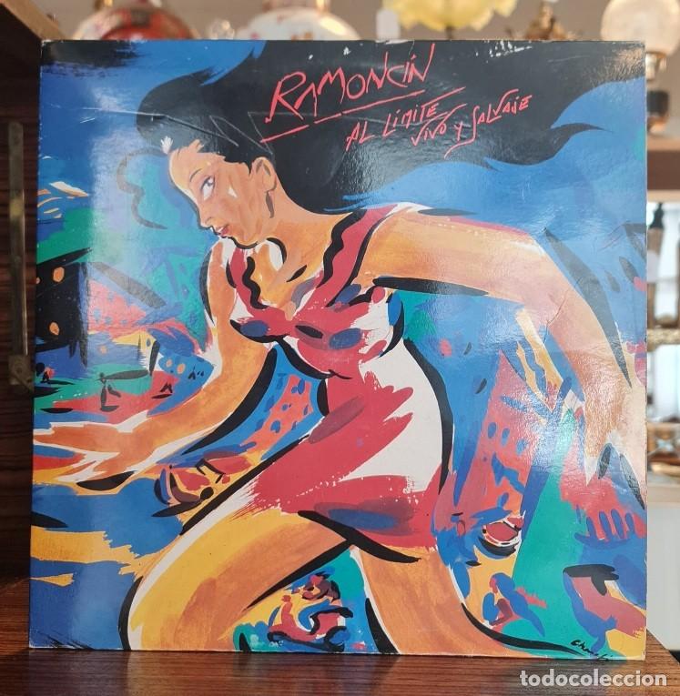 Discos de vinilo: Lp Ramonc&iacute;n &mdash; &rdquo;Al L&iacute;mite, Vivo y Salvaje&rdquo; &middot; Doble LP &middot; RCA/BMG, 1990 Vinilo original primera edici&oacute;n