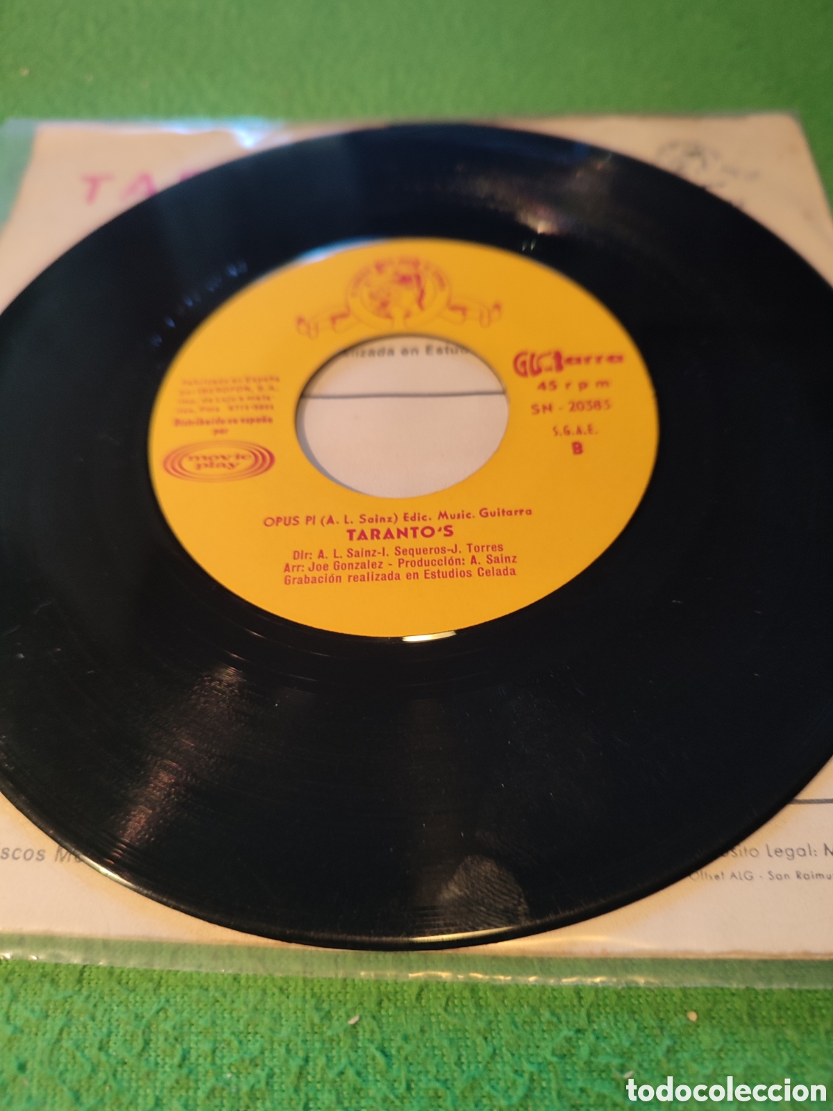 Discos de vinilo: Tarantos - Opus pi / Mu&ntilde;eco de hielo - Foto 3