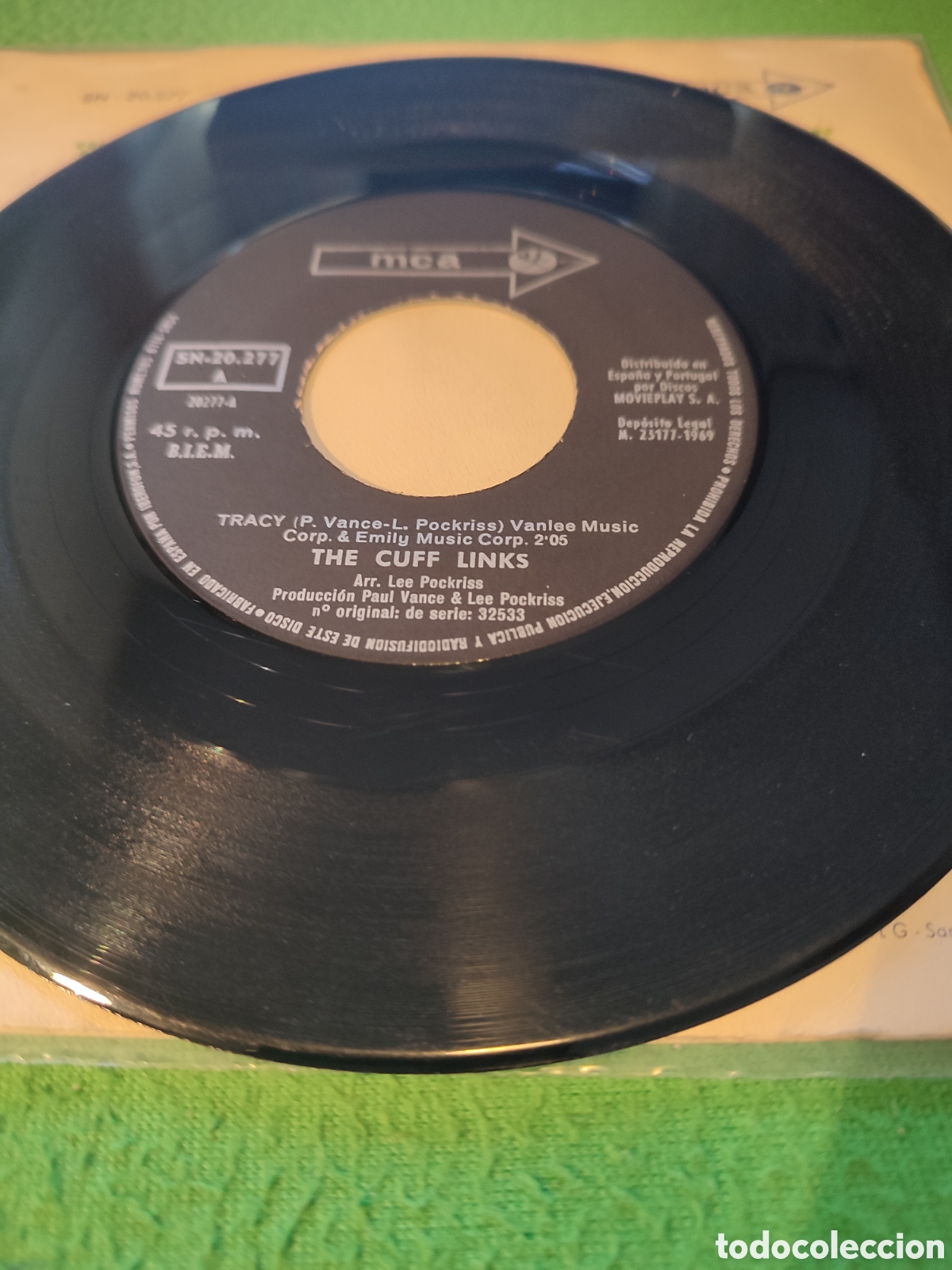 Discos de vinilo: The Cuff Links - Where do you go ? - Foto 3