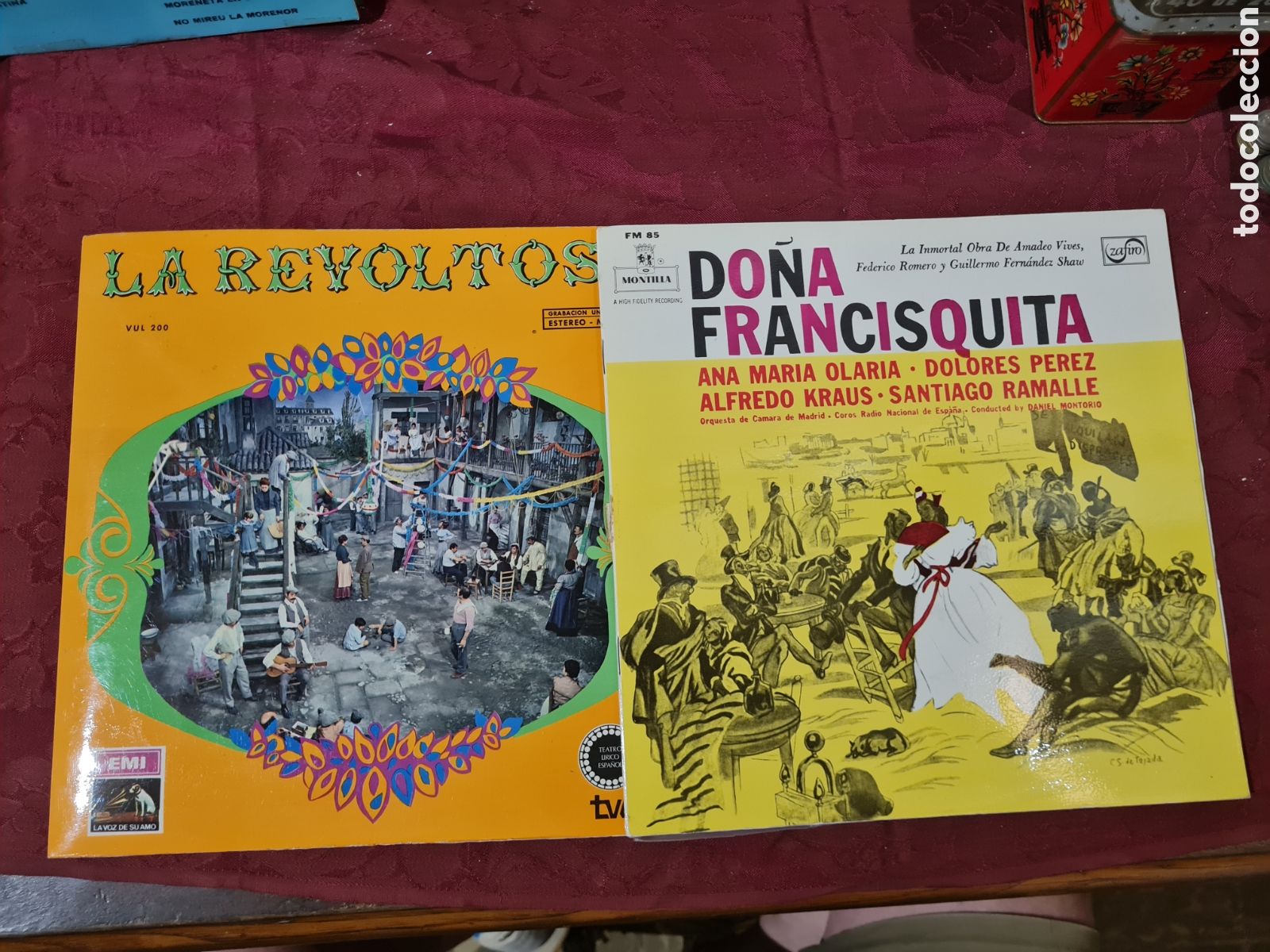 Discos de vinilo: 2lp LA REVOLTOSA Y DO&Ntilde;A FRANCISQUITA ZARZUELAS