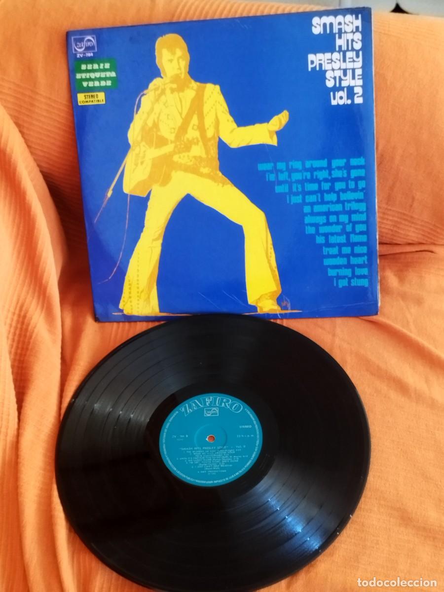 Discos de vinilo: Smash Hits Presley Style Vol.2. vinilo lp compilaci&oacute;n.