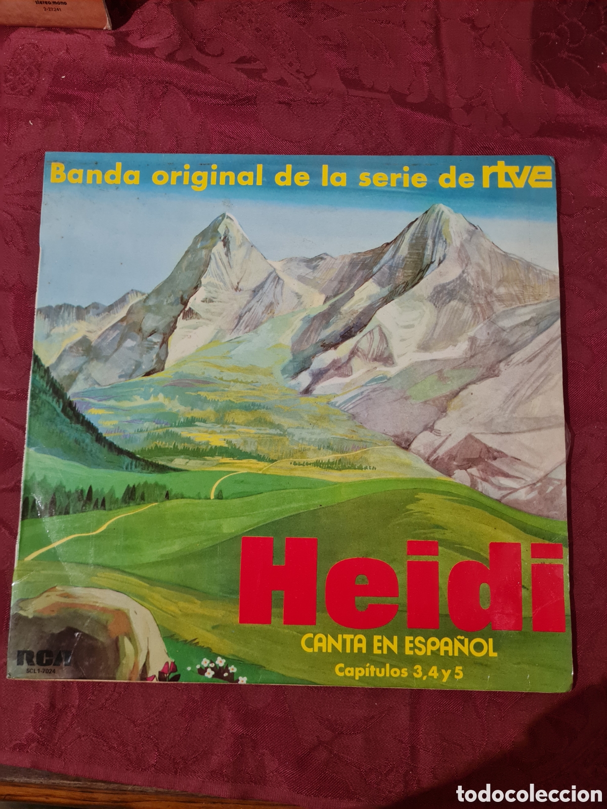 Discos de vinilo: Lp HEIDI canta en Espa&ntilde;ol cap&iacute;tulo 3,4,5