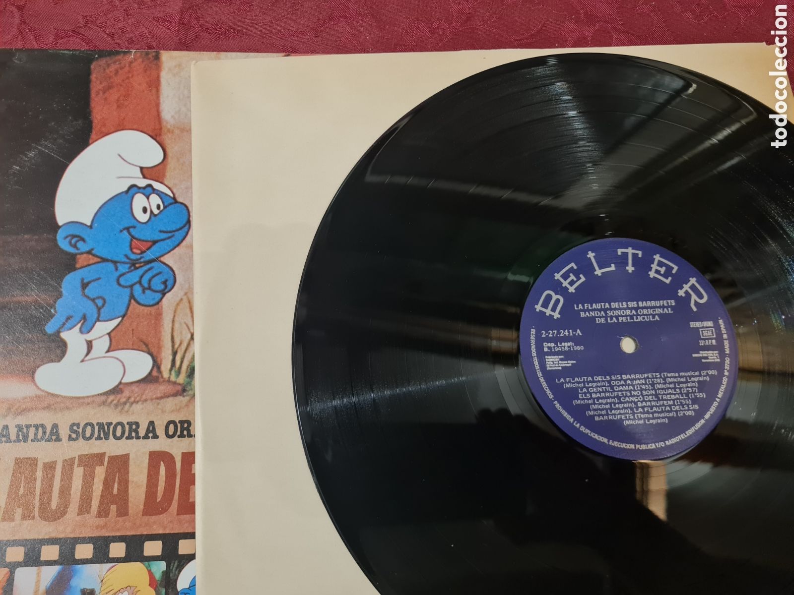 Discos de vinilo: Lp LA FLAUTA DELS SIS BARRUFETS - Foto 3