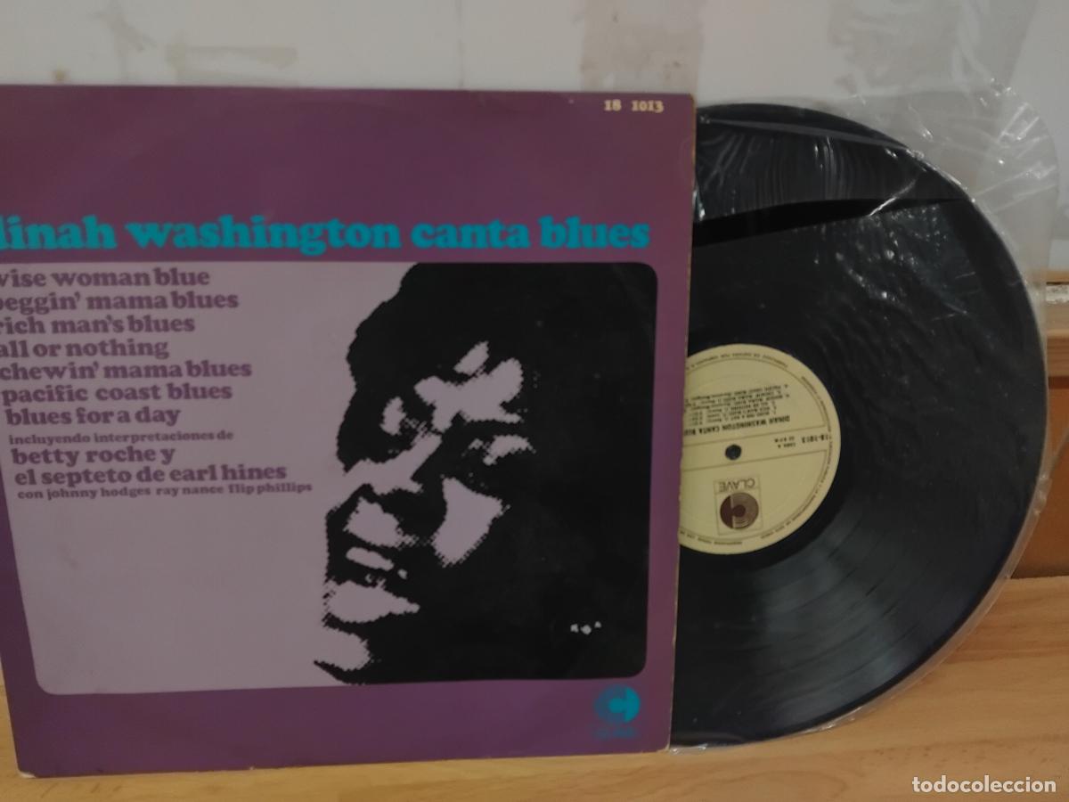 Discos de vinilo: DINAH WASHINGTON CANTA BLUES. LP CLAVE 1967.